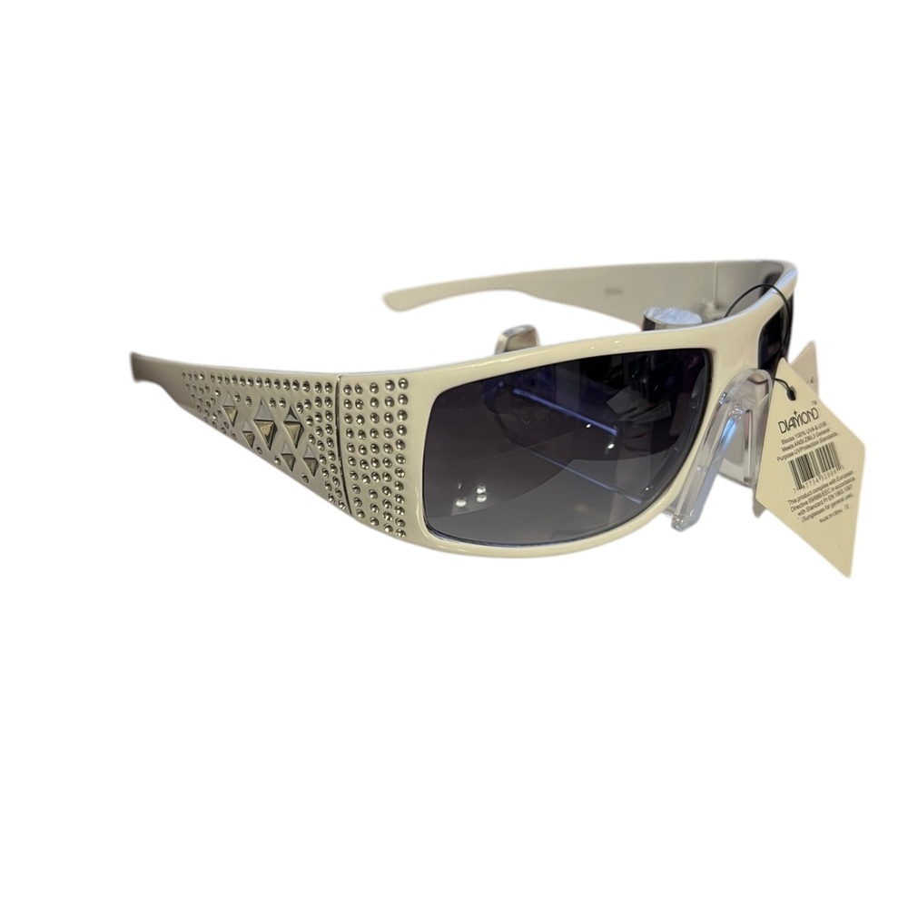 2 for $30 Mix and Match Diamond Eyewear White With Rhinestones Sunglasses